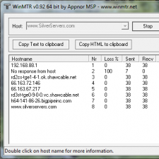 Free Network Diagnostics - How to use WinMTR