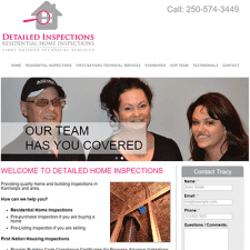Detailed Inspections website launched by SilverServers in Kamloops