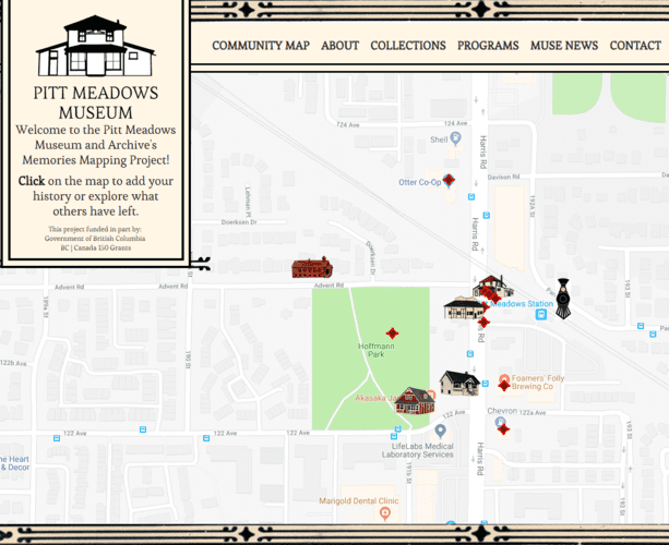 SilverServers Designs Community Mapping Software that Contributes to an Award for Pitt Meadows Museum