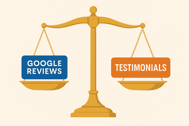 Google Reviews vs Website Testimonials: Should Testimonials Be on Your Website?