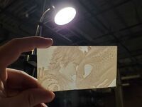 3D printed lithophane from How to Train Your Dragon