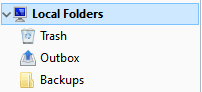 local folders thunderbird