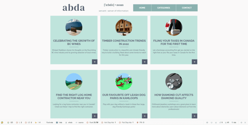 ABDA home page