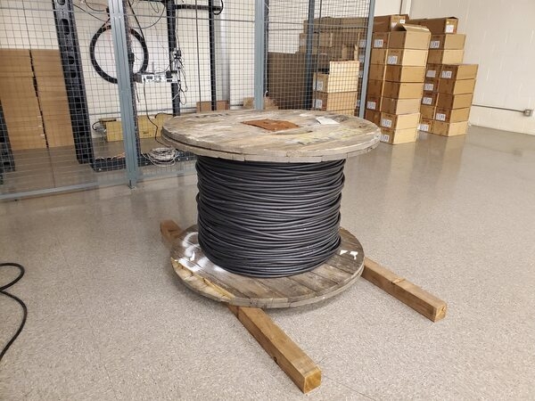 Large Wire Spool in Data Centre