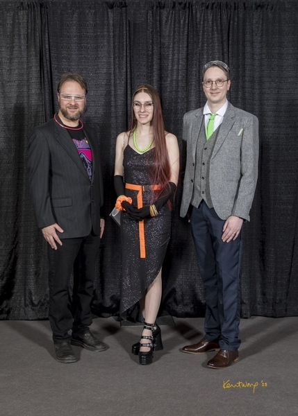 Mickael, Emma, and Jackson at the 2025 Chamber of Commerce Awards Gala